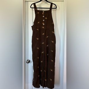 Brown Cord Overalls